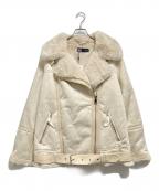 ZARAザラ）の古着「フェイクムートンジャケット」｜ベージュ