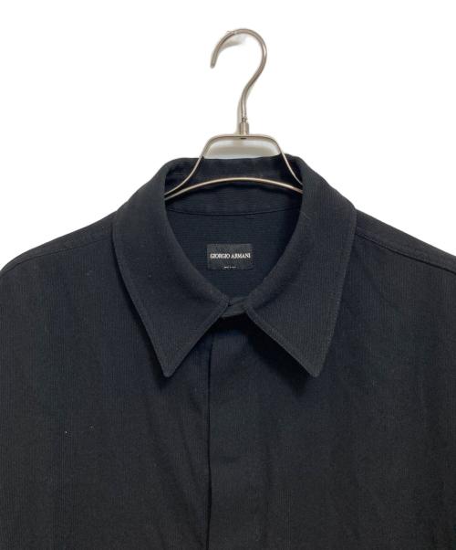 GIORGIO ARMANI（ジョルジョアルマーニ）GIORGIO ARMANI (ジョルジョアルマーニ) シャツ ブラック サイズ:記載なしの古着・服飾アイテム