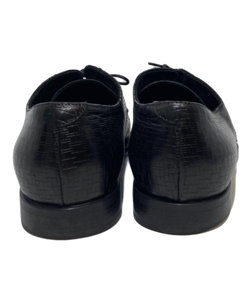 GIORGIO ARMANI（ジョルジョアルマーニ）GIORGIO ARMANI (ジョルジョアルマーニ) レザーシューズ ブラック サイズ:6の古着・服飾アイテム