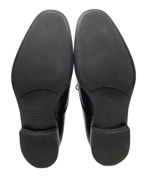 GIORGIO ARMANI（ジョルジョアルマーニ）GIORGIO ARMANI (ジョルジョアルマーニ) レザーシューズ ブラック サイズ:6の古着・服飾アイテム