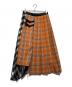GRACE CLASS（グレースクラス）の古着「切替スカート」｜オレンジ