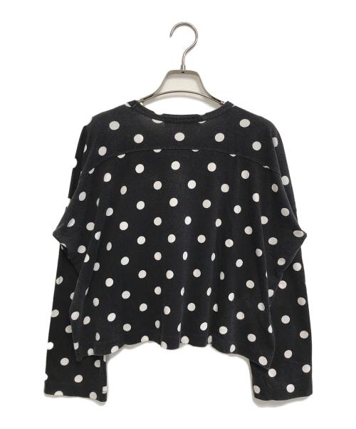 COMME des GARCONS COMME des GARCONS（コムデギャルソン コムデギャルソン）COMME des GARCONS COMME des GARCONS (コムデギャルソン コムデギャルソン) ドットカットソー ブラック サイズ:Sの古着・服飾アイテム