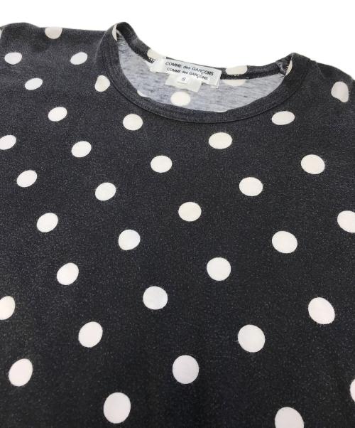 COMME des GARCONS COMME des GARCONS（コムデギャルソン コムデギャルソン）COMME des GARCONS COMME des GARCONS (コムデギャルソン コムデギャルソン) ドットカットソー ブラック サイズ:Sの古着・服飾アイテム