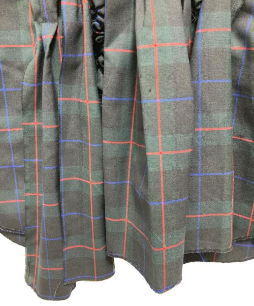 tricot COMME des GARCONS（トリココムデギャルソン）tricot COMME des GARCONS (トリココムデギャルソン) フリルシャツ グリーン サイズ:Mの古着・服飾アイテム