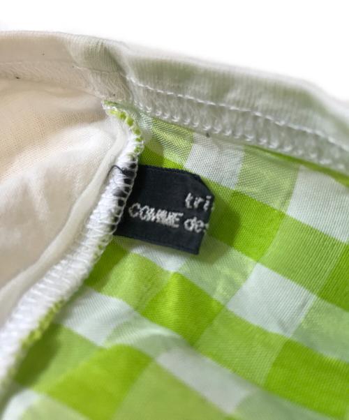 tricot COMME des GARCONS（トリココムデギャルソン）tricot COMME des GARCONS (トリココムデギャルソン) パッチワークカットソー グリーン サイズ:表記なしの古着・服飾アイテム
