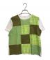 tricot COMME des GARCONS（トリココムデギャルソン）の古着「パッチワークカットソー」｜グリーン