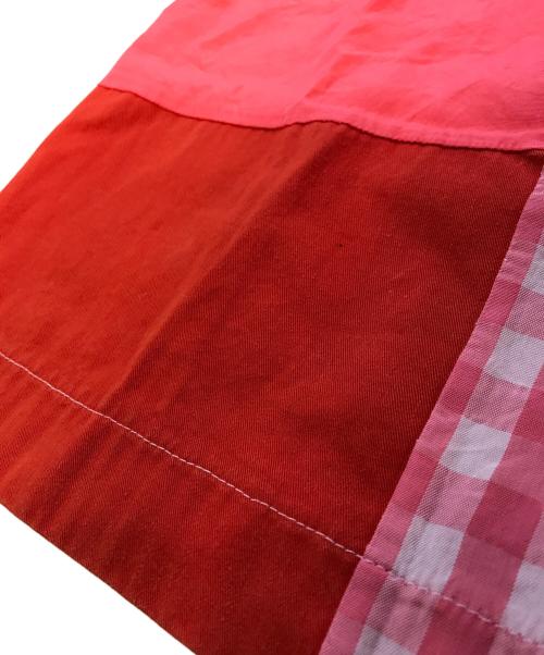 tricot COMME des GARCONS（トリココムデギャルソン）tricot COMME des GARCONS (トリココムデギャルソン) パッチワークカットソー ピンク サイズ:表記なしの古着・服飾アイテム