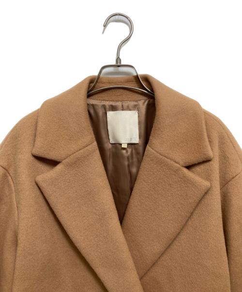 自由区（ジユウク）自由区 (ジユウク) VICTORIA BEAVER コート ブラウン サイズ:40の古着・服飾アイテム