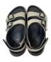 BIRKENSTOCK (ビルケンシュトック) サンダル ブラック×ベージュ サイズ:25：7000円