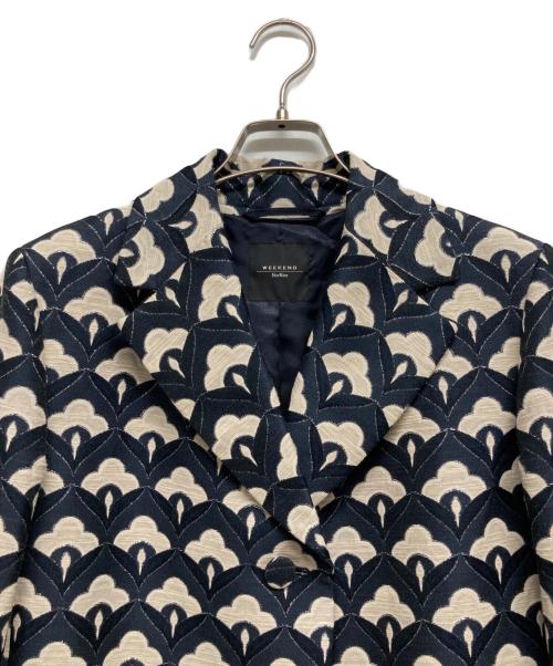 Max Mara WEEK END LINE（マックスマーラ ウイークエンドライン）MAX MARA WEEK END LINE (マックスマーラ ウイークエンドライン) コート ネイビー サイズ:42の古着・服飾アイテム