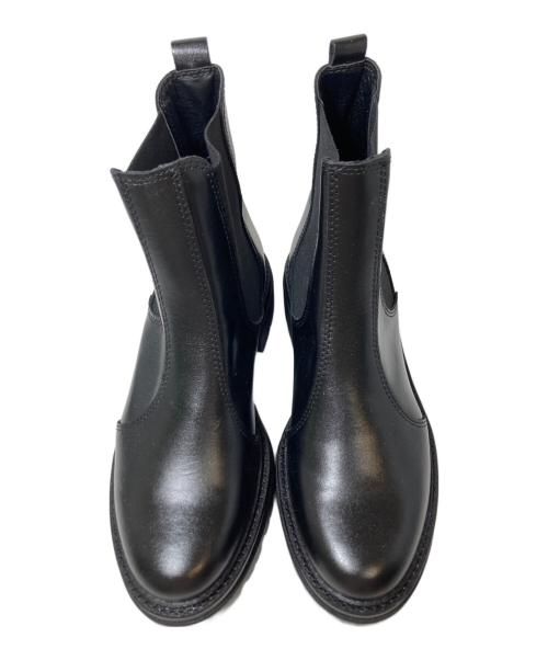 ENESS（エネス）eness (エネス) サイドゴアブーツ ブラック サイズ:38の古着・服飾アイテム