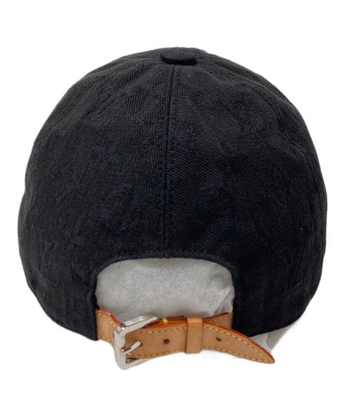 LOUIS VUITTON（ルイ ヴィトン）LOUIS VUITTON (ルイ ヴィトン) モノグラムキャップ ブラックの古着・服飾アイテム