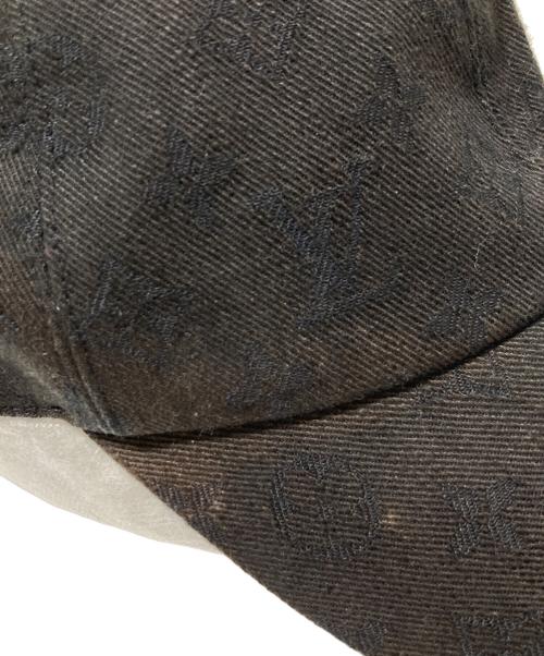 LOUIS VUITTON（ルイ ヴィトン）LOUIS VUITTON (ルイ ヴィトン) モノグラムキャップ ブラックの古着・服飾アイテム