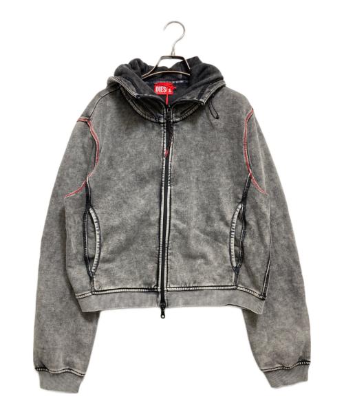 DIESEL（ディーゼル）DIESEL (ディーゼル) ジップパーカー グレー サイズ:Lの古着・服飾アイテム