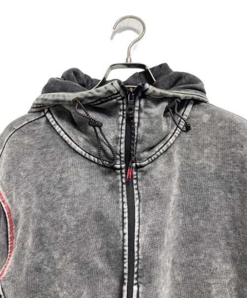 DIESEL（ディーゼル）DIESEL (ディーゼル) ジップパーカー グレー サイズ:Lの古着・服飾アイテム