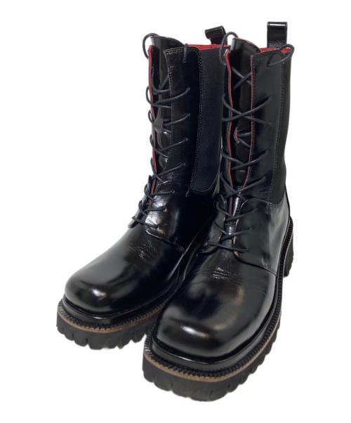 MANA（マナ）MANA (マナ) サイドゴアブーツ ブラック サイズ:40の古着・服飾アイテム