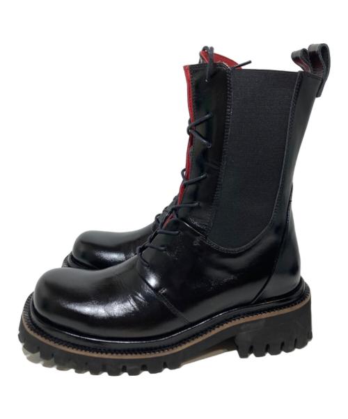 MANA（マナ）MANA (マナ) サイドゴアブーツ ブラック サイズ:40の古着・服飾アイテム