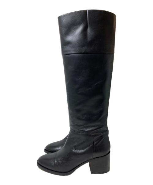 FABIO RUSCONI（ファビオルスコーニ）FABIO RUSCONI (ファビオルスコーニ) ロングブーツ ブラック サイズ:38の古着・服飾アイテム