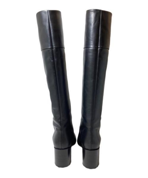 FABIO RUSCONI（ファビオルスコーニ）FABIO RUSCONI (ファビオルスコーニ) ロングブーツ ブラック サイズ:38の古着・服飾アイテム