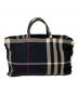 BURBERRY (バーバリー) ノバチェックトートバッグ レッド：13000円