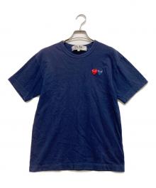PLAY COMME des GARCONS（プレイコムデギャルソン）の古着「Tシャツ」｜ネイビー