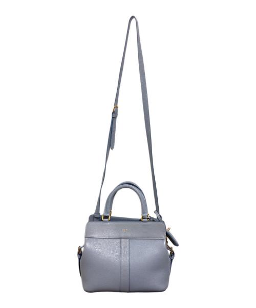 CELINE（セリーヌ）CELINE (セリーヌ) ショルダーバッグ ブルーの古着・服飾アイテム