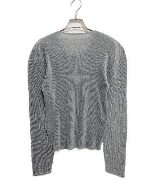 PLEATS PLEASE（プリーツプリーズ）PLEATS PLEASE (プリーツプリーズ) 長袖ブラウス グレー サイズ:3の古着・服飾アイテム