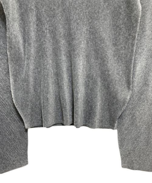 PLEATS PLEASE（プリーツプリーズ）PLEATS PLEASE (プリーツプリーズ) 長袖ブラウス グレー サイズ:3の古着・服飾アイテム