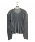 PLEATS PLEASE（プリーツプリーズ）の古着「長袖ブラウス」｜グレー