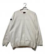 BRIEFINGブリーフィング）の古着「MENS WR CREW NECK KNIT」｜ホワイト