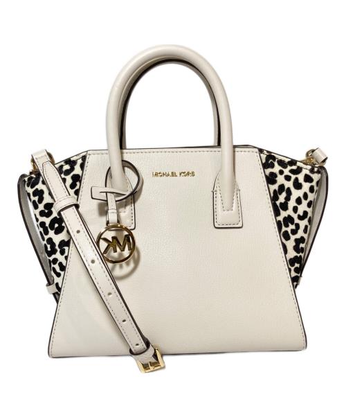 MICHAEL KORS（マイケル・コース）MICHAEL KORS (マイケル・コース) ショルダーバッグ ホワイトの古着・服飾アイテム