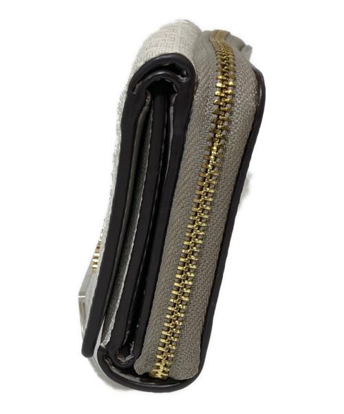 MICHAEL KORS（マイケル・コース）MICHAEL KORS (マイケル・コース) 3つ折り財布 ホワイトの古着・服飾アイテム