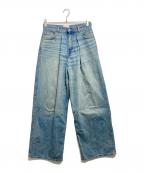 haikure×DRESSLAVEハイクル×ドレスレイブ）の古着「ワイドデニムパンツ」｜インディゴ