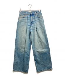 haikure×DRESSLAVE（ハイクル×ドレスレイブ）の古着「ワイドデニムパンツ」｜インディゴ