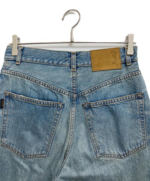 haikure（ハイクル）HAIKURE (ハイクル) DRESSLAVE (ドレスレイブ) ワイドデニムパンツ インディゴ サイズ:W24の古着・服飾アイテム