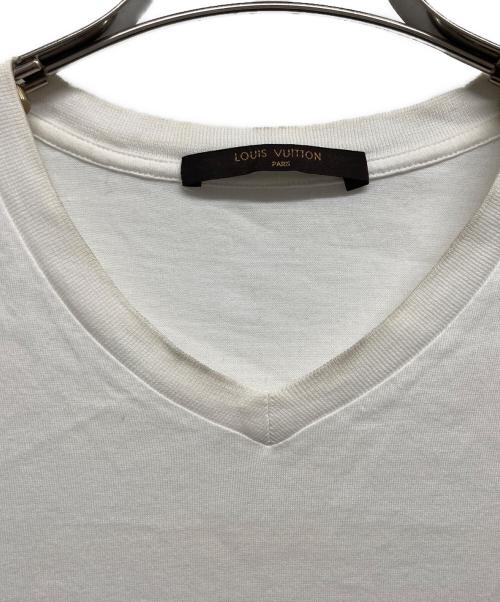 LOUIS VUITTON（ルイ ヴィトン）LOUIS VUITTON (ルイ ヴィトン) LVロゴ刺繍Ｔシャツ ホワイト サイズ:ＸＳの古着・服飾アイテム
