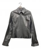 INGEBORGインゲボルグ）の古着「ラムレザージャケット」｜ブラック