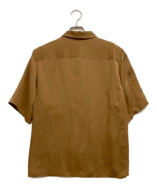 theory（セオリー）theory (セオリー) 艶感シャツ ブラウン サイズ:Sの古着・服飾アイテム