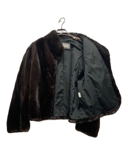 SAGA MINK（サガミンク）SAGA MINK (サガミンク) ミンクショートコート ブラック サイズ:Sの古着・服飾アイテム