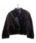 SAGA MINK（サガミンク）の古着「ミンクショートコート」｜ブラック