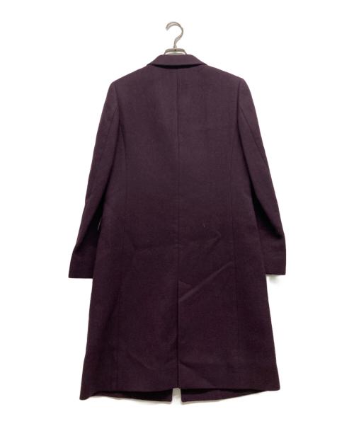PAUL SMITH（ポールスミス）Paul Smith (ポールスミス) チェスターコート パープル サイズ:40の古着・服飾アイテム