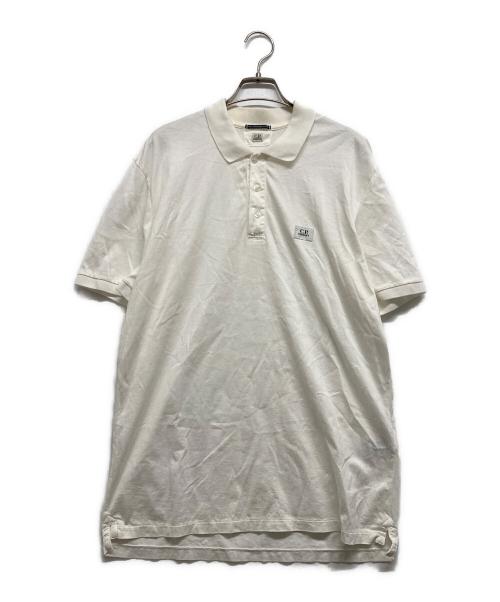 C.P COMPANY（シーピーカンパニー）C.P COMPANY (シーピーカンパニー) ポロシャツ ホワイト サイズ:Mの古着・服飾アイテム