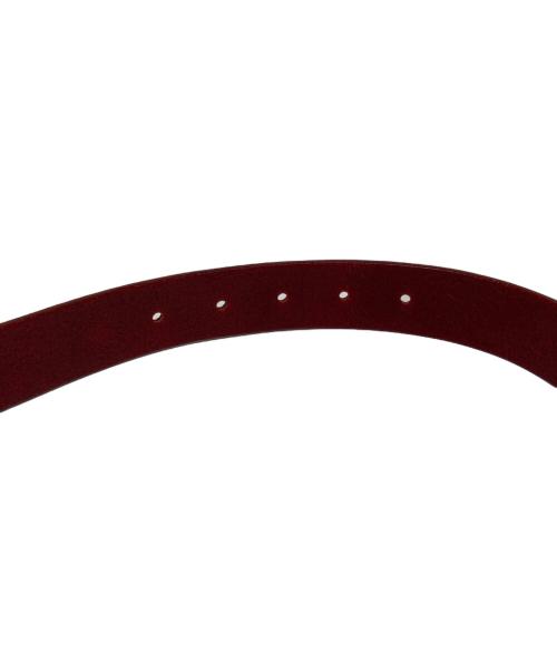 Vivienne Westwood（ヴィヴィアンウエストウッド）Vivienne Westwood (ヴィヴィアンウエストウッド) スクエアバックルベルト レッドの古着・服飾アイテム