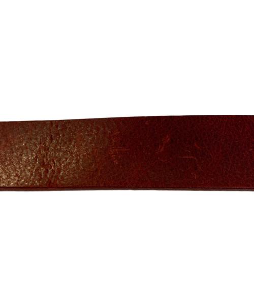 Vivienne Westwood（ヴィヴィアンウエストウッド）Vivienne Westwood (ヴィヴィアンウエストウッド) スクエアバックルベルト レッドの古着・服飾アイテム