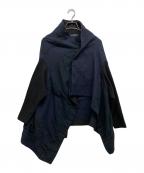 MOYURUモユル）の古着「変形ジャケット」｜ネイビー