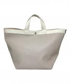 Herve Chapelierエルベシャプリエ）の古着「リュクス舟形トーバッグL」｜アイボリー