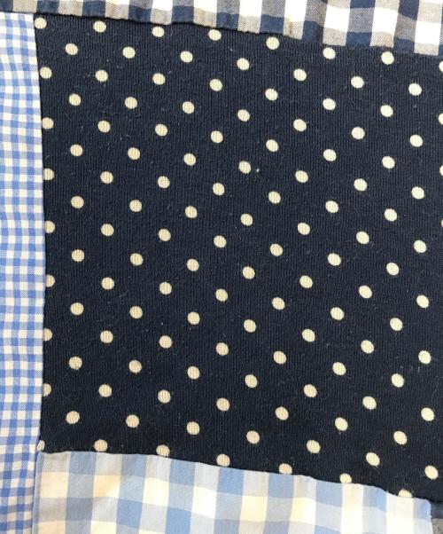 tricot COMME des GARCONS（トリココムデギャルソン）tricot COMME des GARCONS (トリココムデギャルソン) パッチワーク半袖シャツ スカイブルー サイズ:Mの古着・服飾アイテム