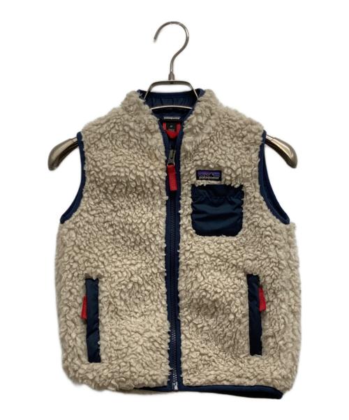 Patagonia（パタゴニア）Patagonia (パタゴニア) ベスト ホワイト サイズ:4Tの古着・服飾アイテム