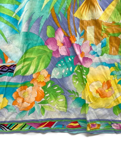 LEONARD（レオナール）LEONARD (レオナール) 総柄カットソー グリーン サイズ:Lの古着・服飾アイテム