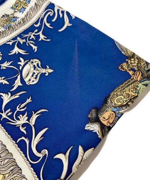 HERMES（エルメス）HERMES (エルメス) シルクスカーフ ブルーの古着・服飾アイテム